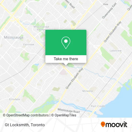 Gt Locksmith map