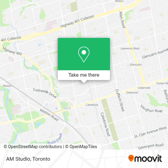 AM Studio map