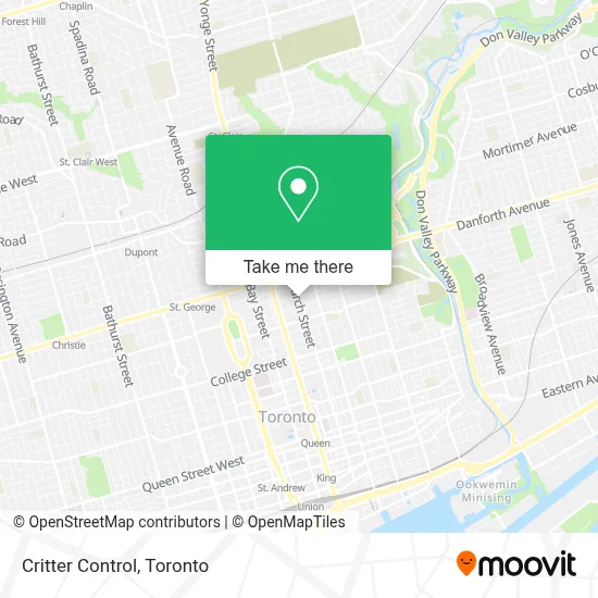 Critter Control map
