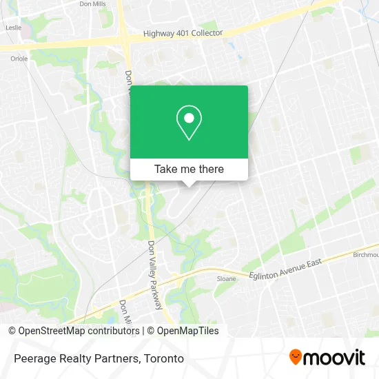 Peerage Realty Partners map
