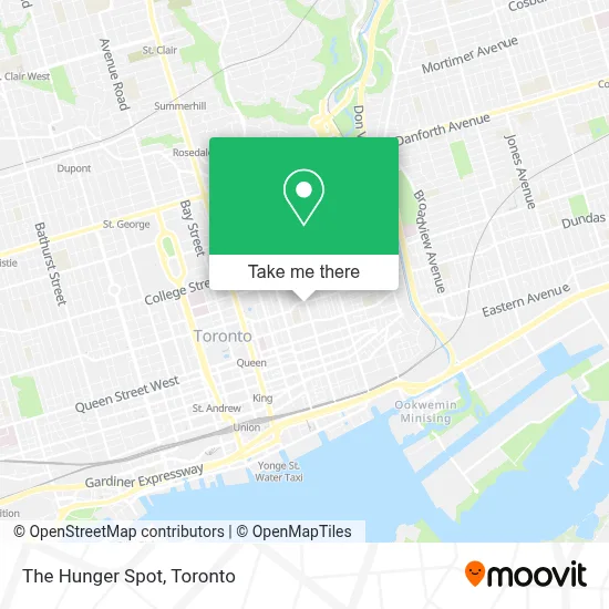 The Hunger Spot map