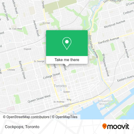 Cockpops map