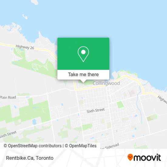 Rentbike.Ca map