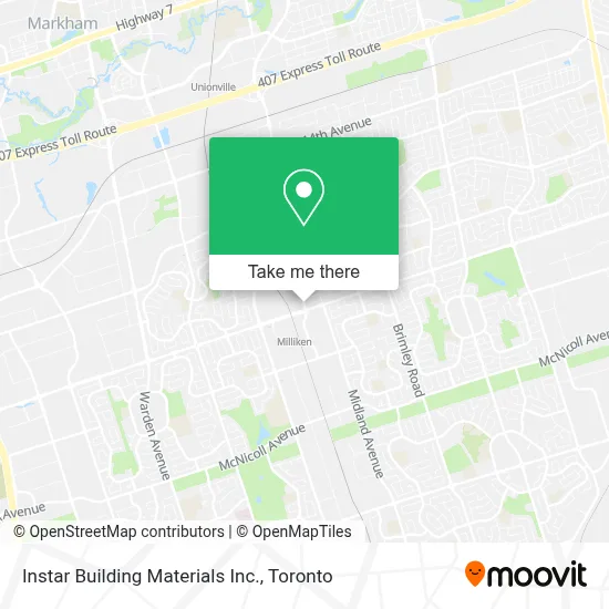 Instar Building Materials Inc. map