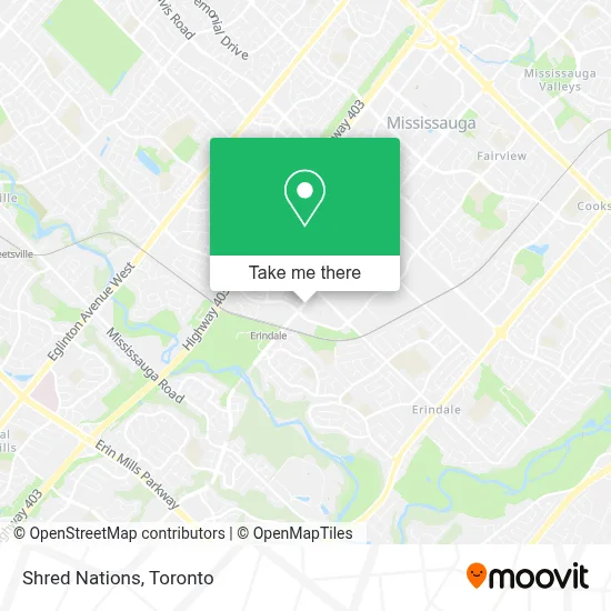 Shred Nations map