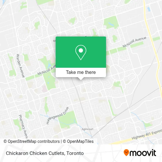 Chickaron Chicken Cutlets map