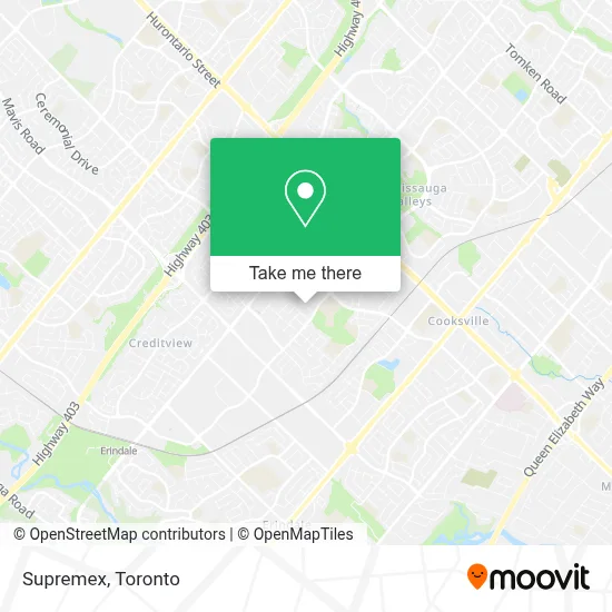 Supremex map