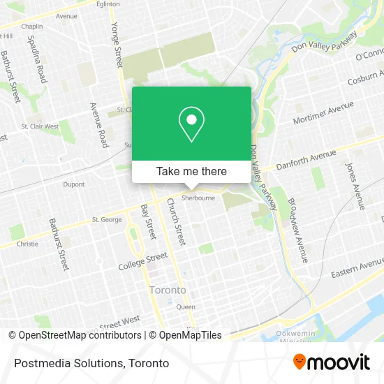 Postmedia Solutions map