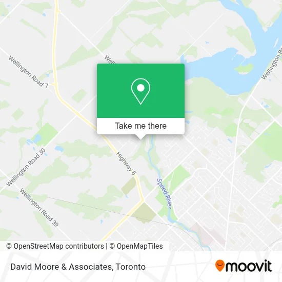 David Moore & Associates map