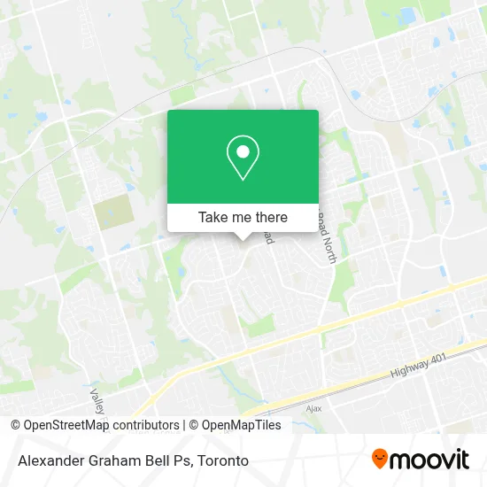 Alexander Graham Bell Ps map