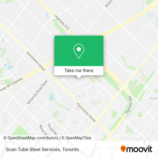 Scan Tube Steel Services map