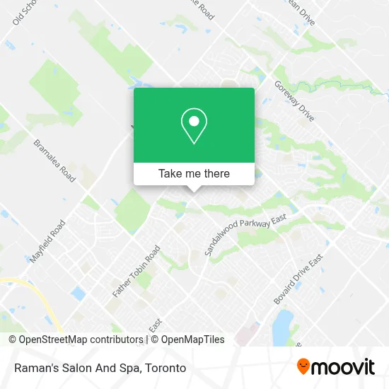Raman's Salon And Spa map