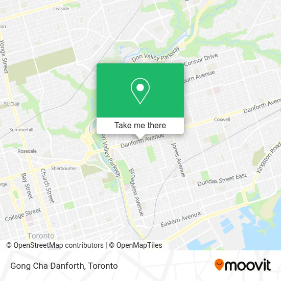 Gong Cha Danforth plan