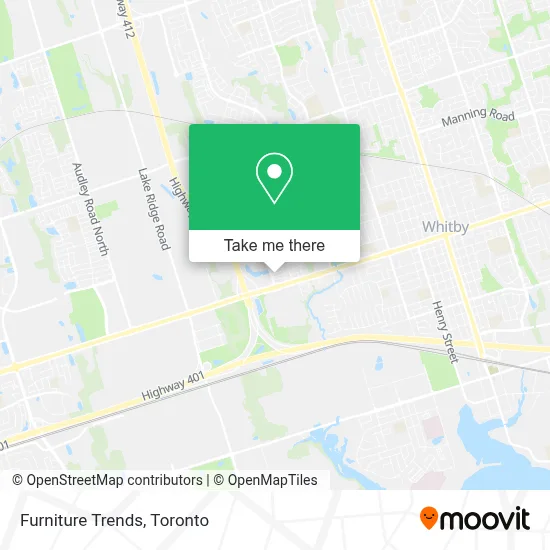 Furniture Trends map