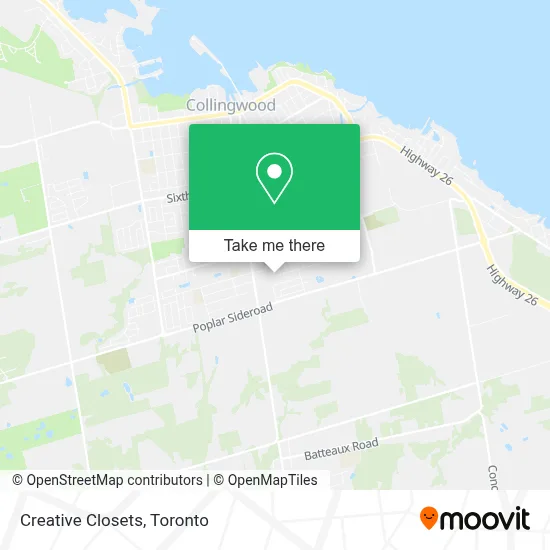Creative Closets map