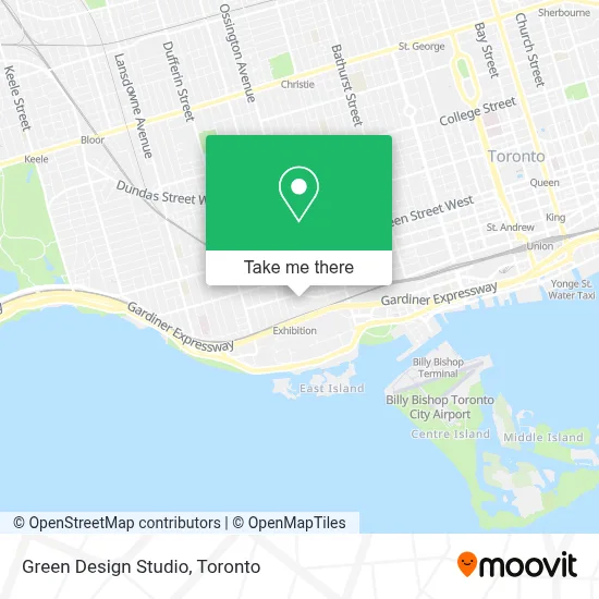 Green Design Studio map