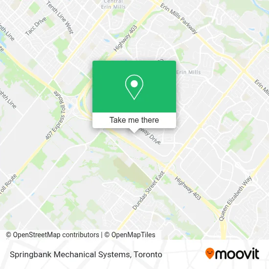 Springbank Mechanical Systems map