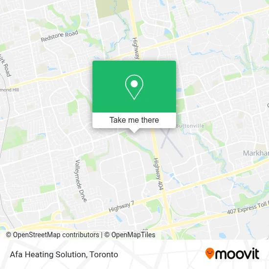 Afa Heating Solution map