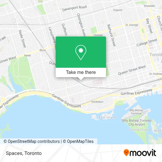 Spaces map