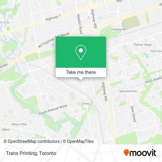 Trans Printing map