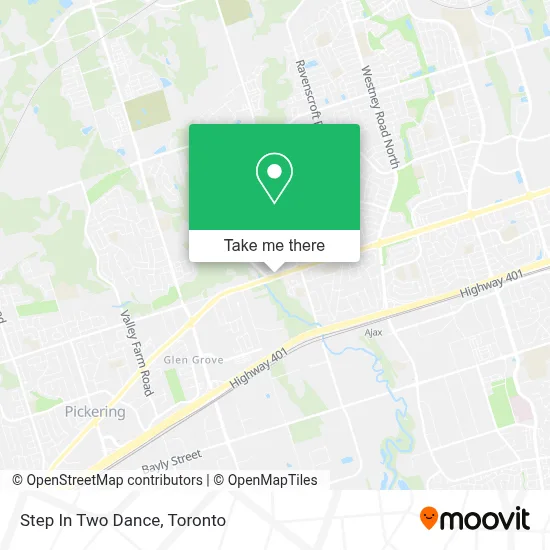 Step In Two Dance map