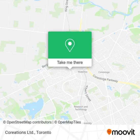 Coreations Ltd. map