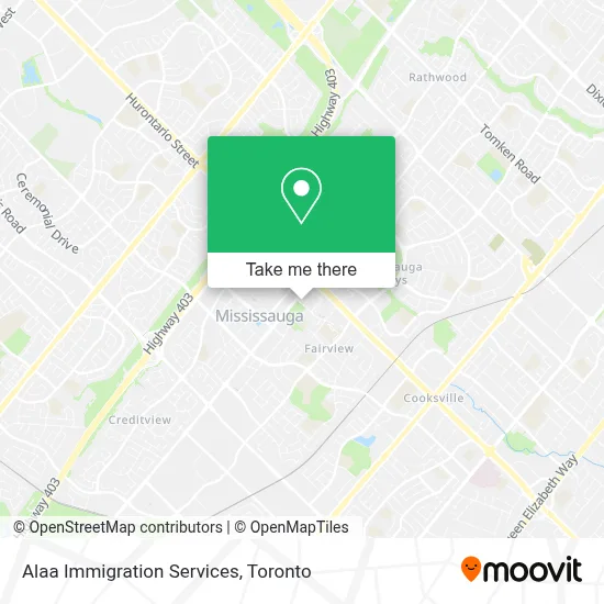 Alaa Immigration Services map