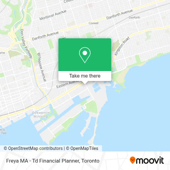 Freya MA - Td Financial Planner map