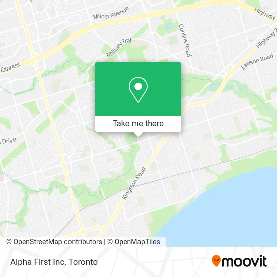 Alpha First Inc map