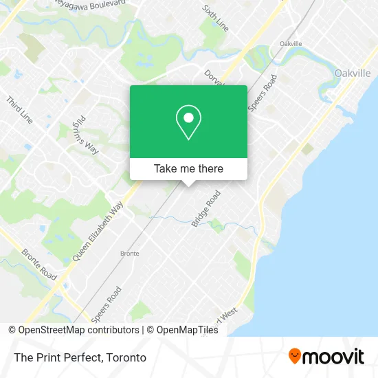 The Print Perfect map
