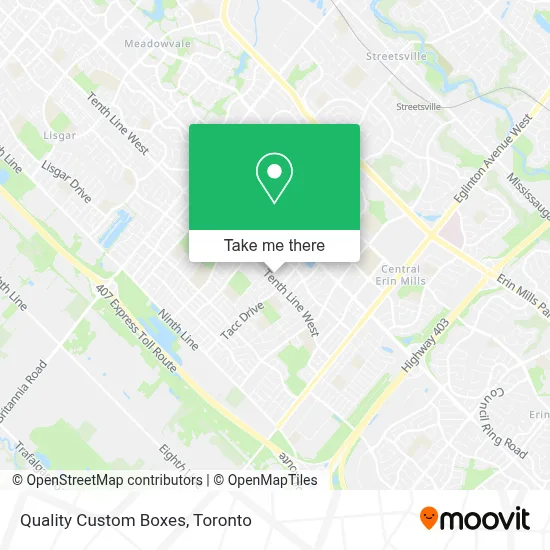Quality Custom Boxes map