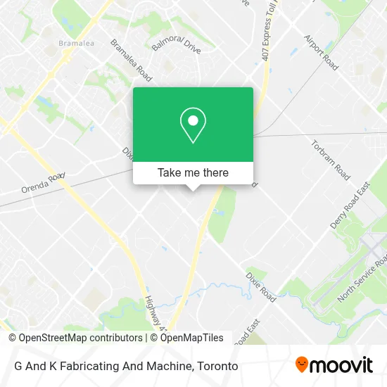 G And K Fabricating And Machine map