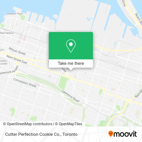 Cutter Perfection Cookie Co. map