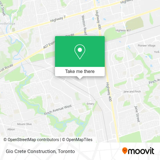 Gio Crete Construction map