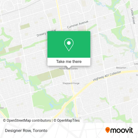 Designer Row map