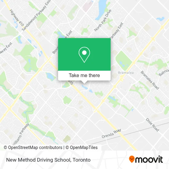 New Method Driving School map