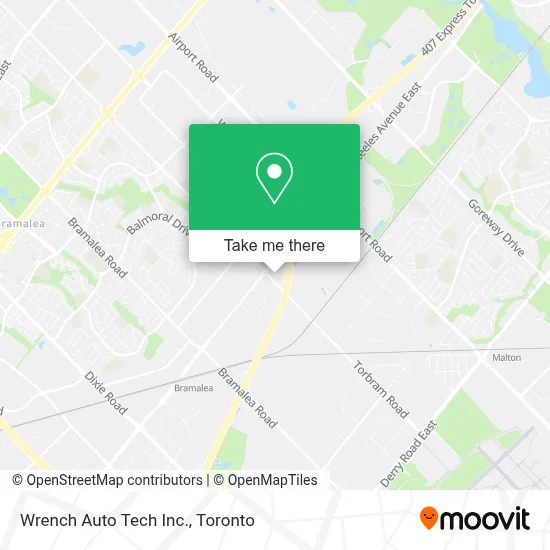 Wrench Auto Tech Inc. map