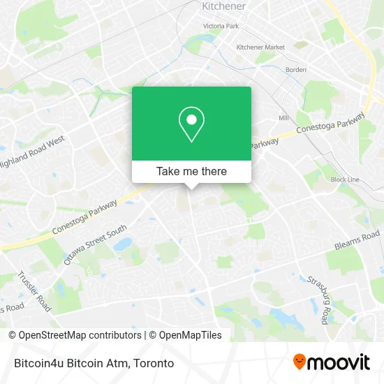 Bitcoin4u Bitcoin Atm map