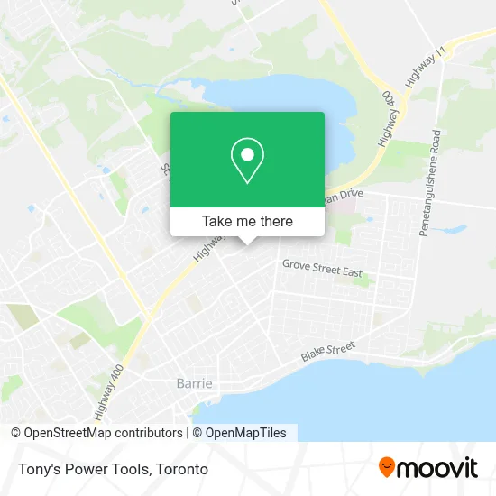 Tony's Power Tools map