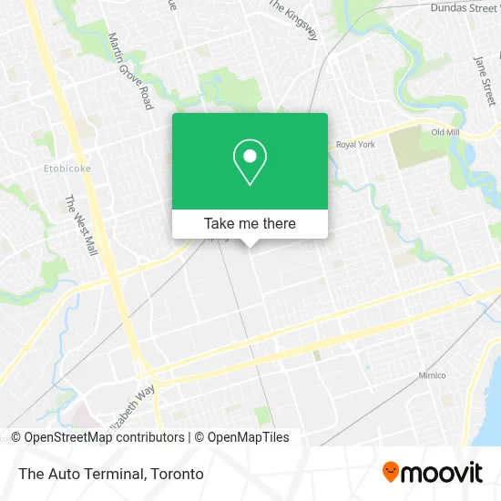 The Auto Terminal map