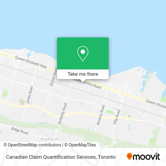 Canadian Claim Quantification Services map