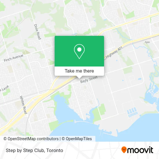 Step by Step Club map