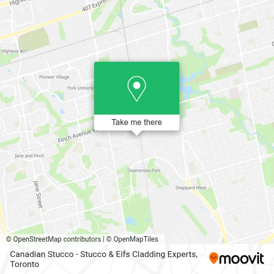 Canadian Stucco - Stucco & Eifs Cladding Experts map