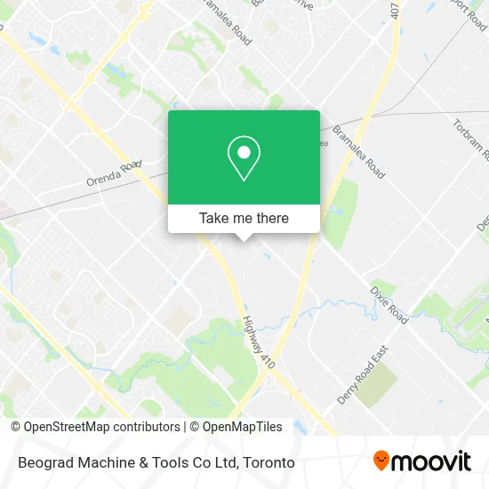 Beograd Machine & Tools Co Ltd map