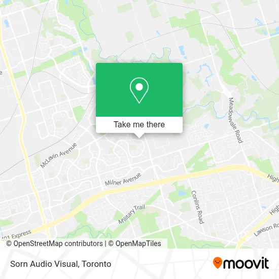 Sorn Audio Visual map