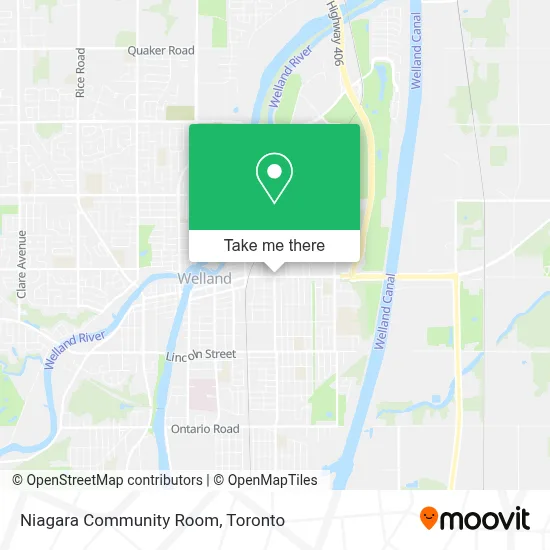 Niagara Community Room map