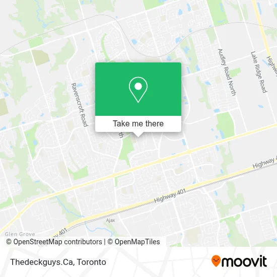 Thedeckguys.Ca map