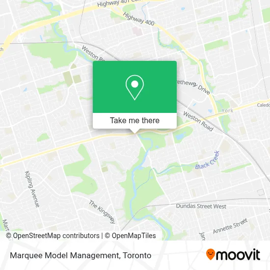 Marquee Model Management map