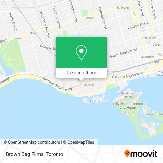 Brown Bag Films map