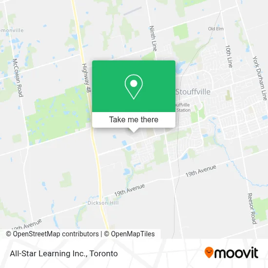 All-Star Learning Inc. map